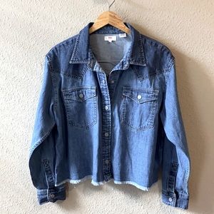Levi’s Jean cropped button down